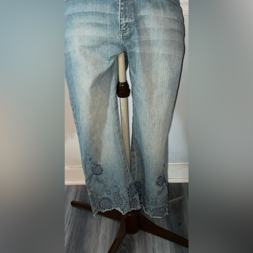 Dana Buckman cropped buona jeans (capri type) New never worn size 12 no tags